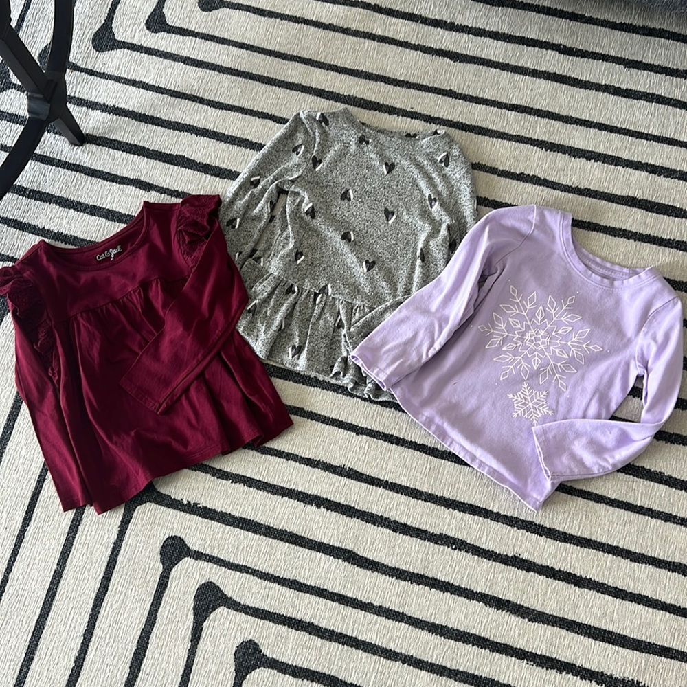Cat & Jack long sleeve and leggings bundle